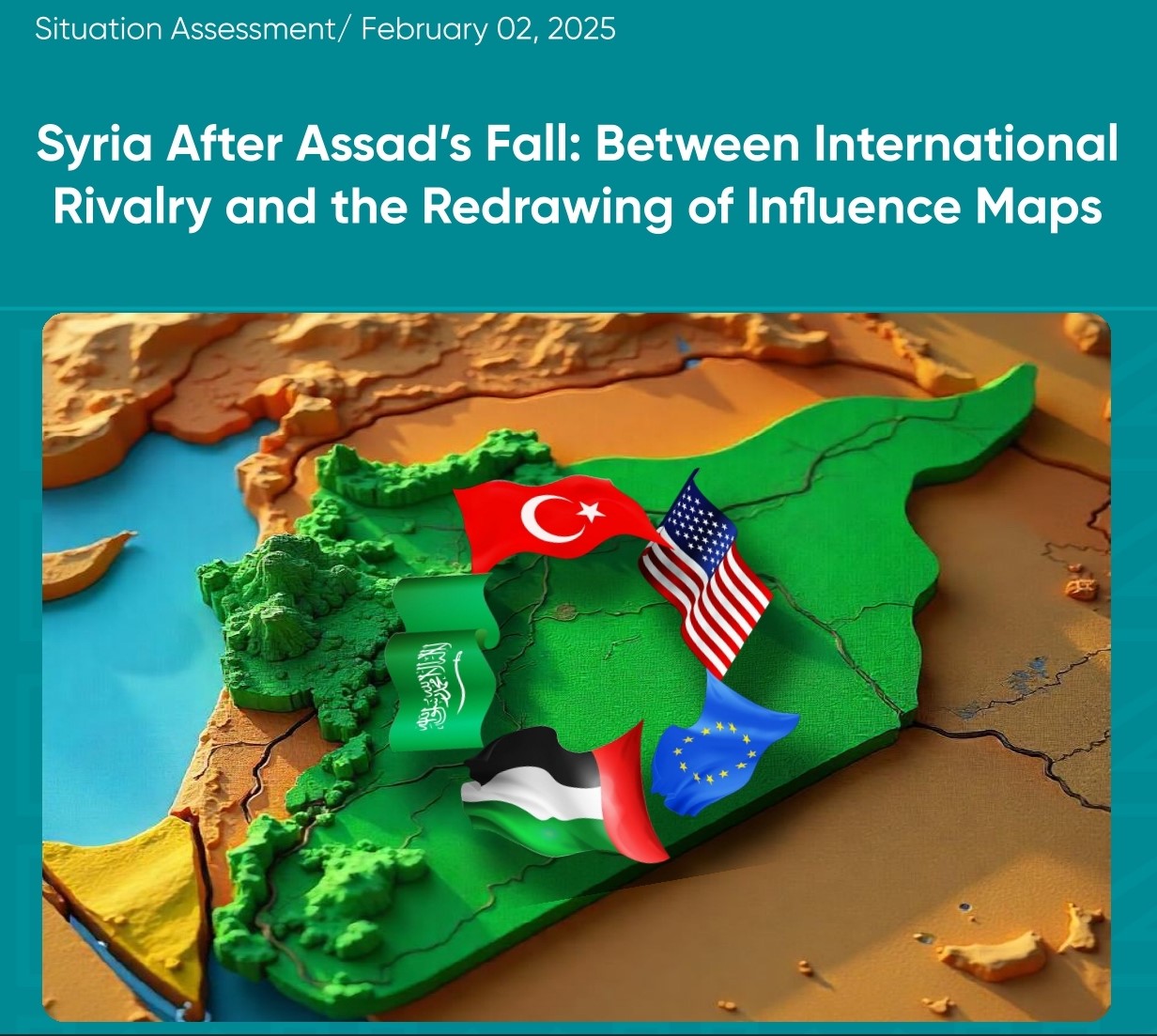 Syria After Assad’s Fall: Between International Rivalry and the Redrawing of Influence Map